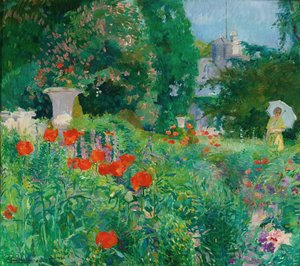 Elegant in a Field of Poppies