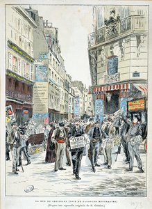 View of the Rue de Croissant in the 11th arrondissement of Paris
