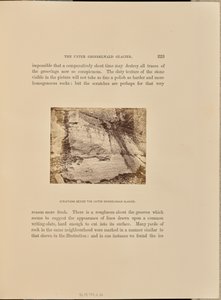 Striations beside the Unter Grindelwald Glacier by Ernest H. Edwards