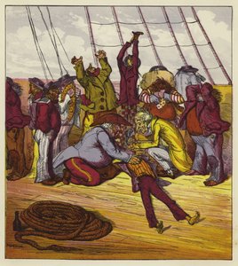Billee fainted on board the Mary Jane by Ernest Henry Griset