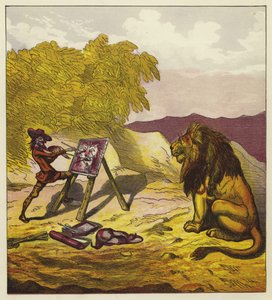 John Bold Painting the Lion