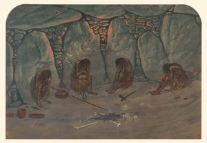 Prehistoric Scene, 1871 by Ernest Henry Griset