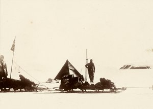 The furthest south: Lat 85° 17’ South, National Antarctic Expedition. From album by Sir Ernest Henry Shackleton entitled National Antarctic Expedition (1901-1903) by Ernest Henry Shackleton