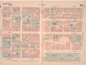 Insurance Map of the City of Philadelphia; volume 2, plate15, 1887 by Ernest Hexamer