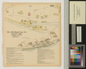 Octoraro Mills, Rowlandville, Maryland, Hexamer General Surveys, 1876 by Ernest Hexamer