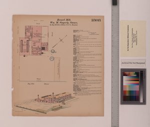 Record Mill, Elkton, Maryland, Hexamer General Surveys by Ernest Hexamer