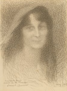 Female Head by Ernest Joseph Laurent