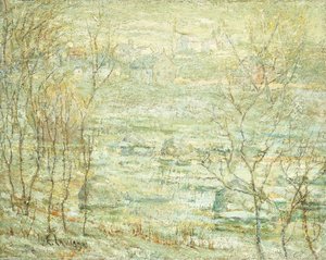 Spring Landscape, Harlem River by Ernest Lawson