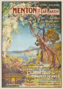 Menton et le Cap-Martin by Ernest Louis Lessieux