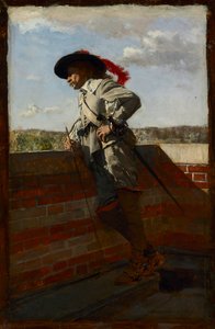 On a Terrace by Ernest Meissonier