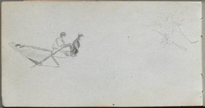 Sketchbook, Page 04: Figures in a Boat
