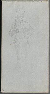 Sketchbook, Page 15: Study of a Soldier