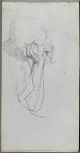 Sketchbook, page 16: Melancholy Figure