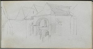 Sketchbook, Page 22: Architectural Study