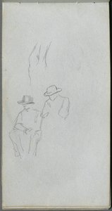 Sketchbook, page 32: Study of Figures