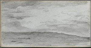 Sketchbook, Page 34: Landscape Study