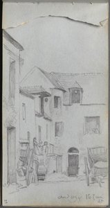 Sketchbook, Page 39: Street Scene