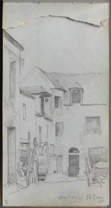 Sketchbook, page 39: Street Scene