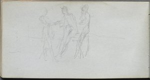 Sketchbook, page 42: Three Figures