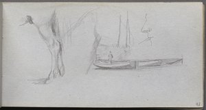 Sketchbook, Page 43: Studies: Horse