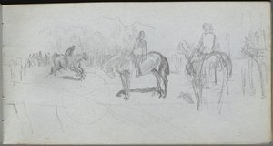 Sketchbook, page 52: Figure Study