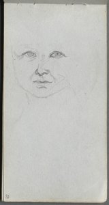 Study of a Face (Sketchbook, page 59)