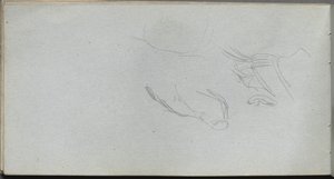 Sketchbook, page 72: Figure Study
