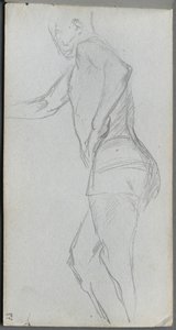 Sketchbook, page 87: Figure Study