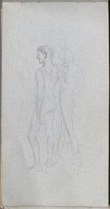 Sketchbook, page 92: Two Nudes