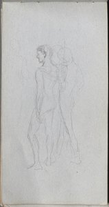 Sketchbook, Page 92: Two Nudes