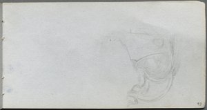 Sketchbook, Page 93: Study of a Saddle