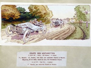 Car Racing: Cutting Carts in 1907