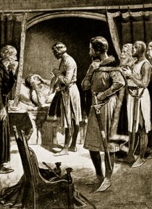 The Death of Henry II, 1189, Illustration from 