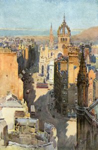 High Street by Ernest William Haslehust