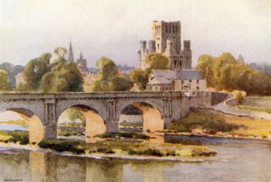 Kelso: The River Tweed and Abbey Ruins