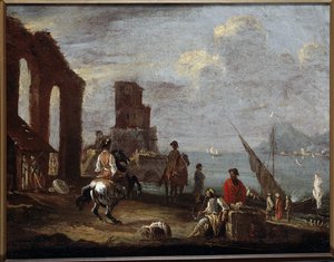 Landscape with Ruins Near the Sea