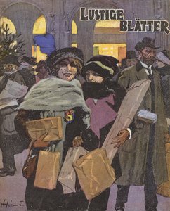 Women Christmas Shopping