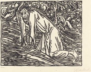Christ in Gethsemane by Ernst Barlach