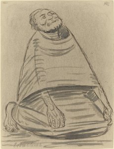 Man Kneeling by Ernst Barlach
