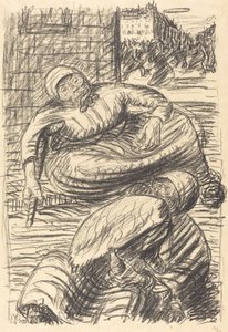 Street in Warsaw, published 1915