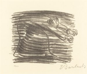 Walk in the Shadow by Ernst Barlach