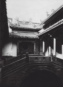 Ningpo, Fukien Hui Kuan, Chekiang, Forecourt in the Fukien Club by Ernst Boerschmann
