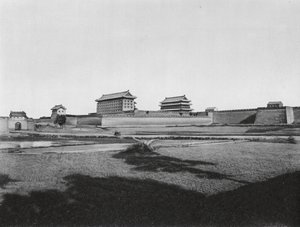 Sianfu, Pei Men, Shensi, North Gate of Sianfu, the Provincial Capital by Ernst Boerschmann