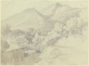 View of Massa di Carrara by Ernst Fries
