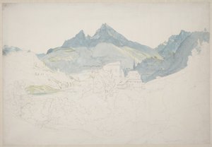 Berchtesgaden with the Watzmann Peak in the Distance by Ernst Fries