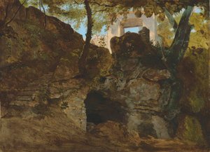 Entrance to the Chigi Park in Ariccia by Ernst Fries