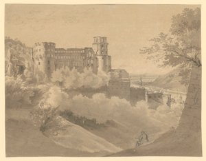Heidelberg. View of the Castle by Ernst Fries