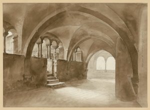 Romanesque Cloister in St. Scholastica in Subiaco by Ernst Fries