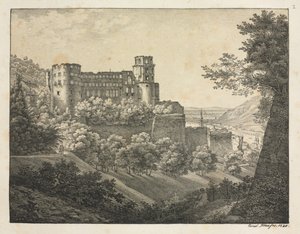 Six Views of Heidelberg Castle: Towards Northeast by Ernst Fries