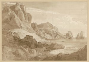 South Coast of Capri with the Faraglioni by Ernst Fries